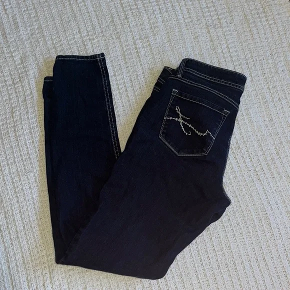 •Fragile• Dark blue denim Skinny Jeans sz 11 - Picture 6 of 6